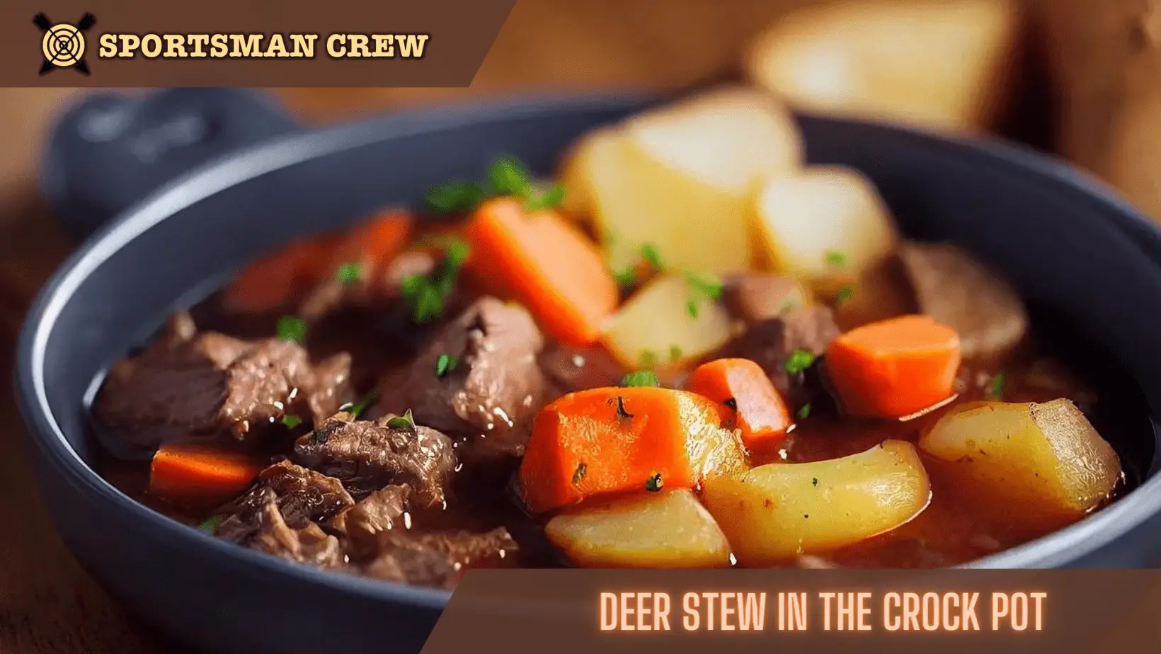 Deer Stew in the Crock Pot