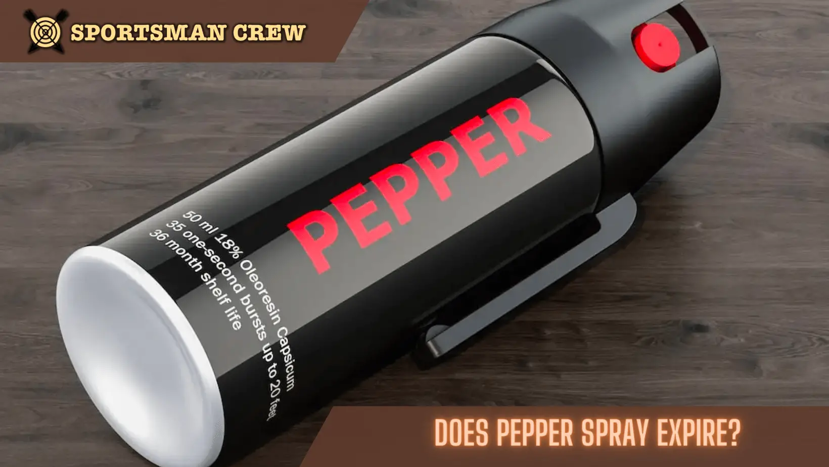 does pepper spray expire
