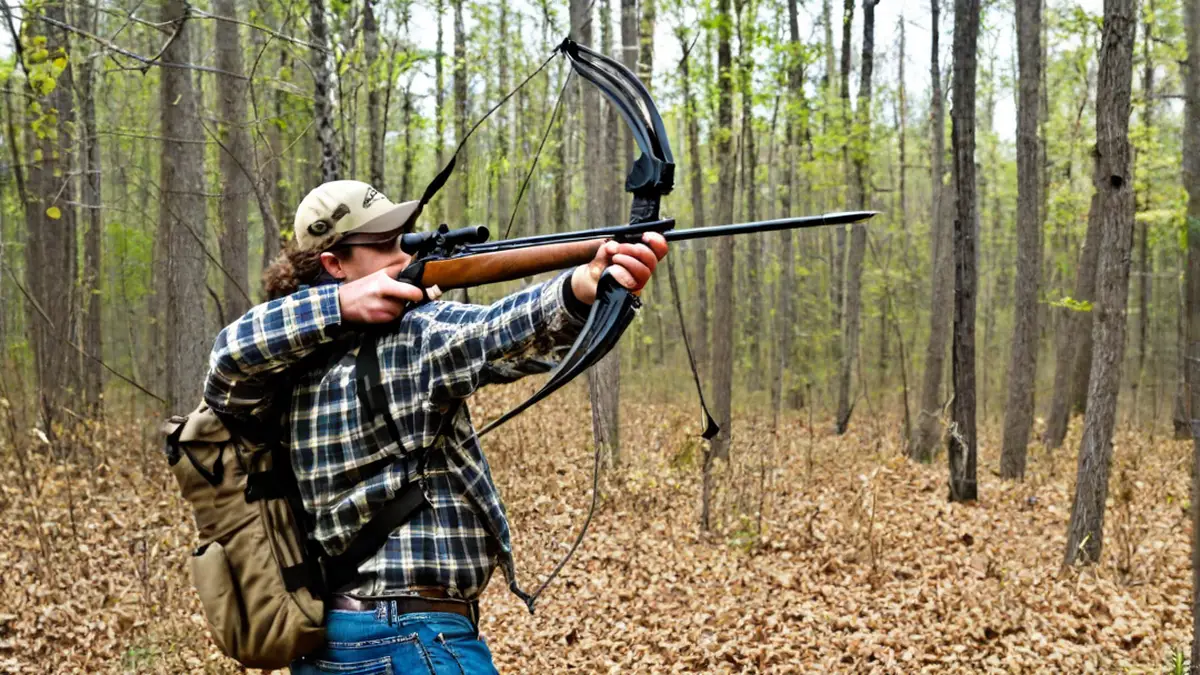 can you carry a pistol while bow hunting in alabama