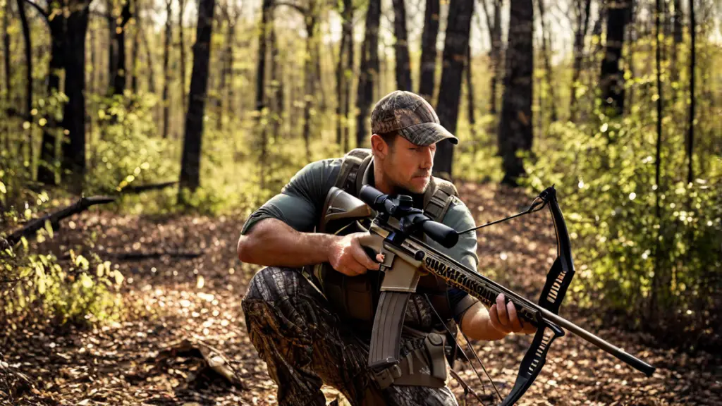 can you carry a pistol while bow hunting in arkansas