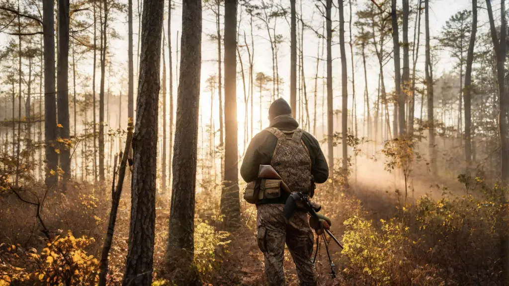 can you carry a pistol while bow hunting in georgia