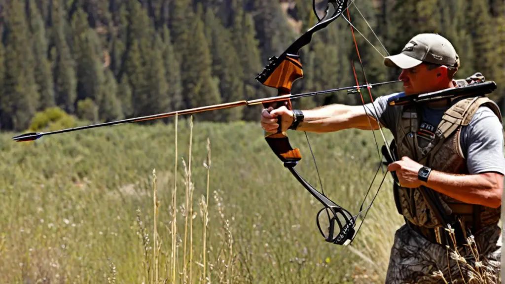 can you carry a sidearm while bow hunting in california