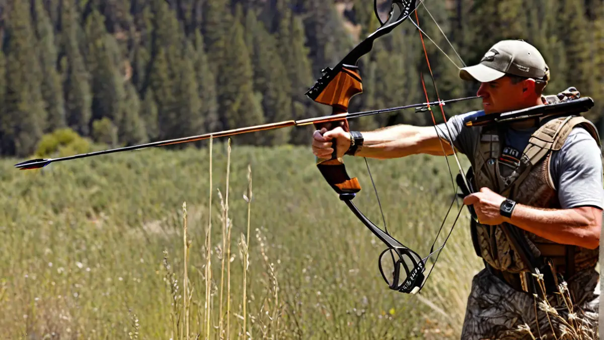 can you carry a sidearm while bow hunting in california