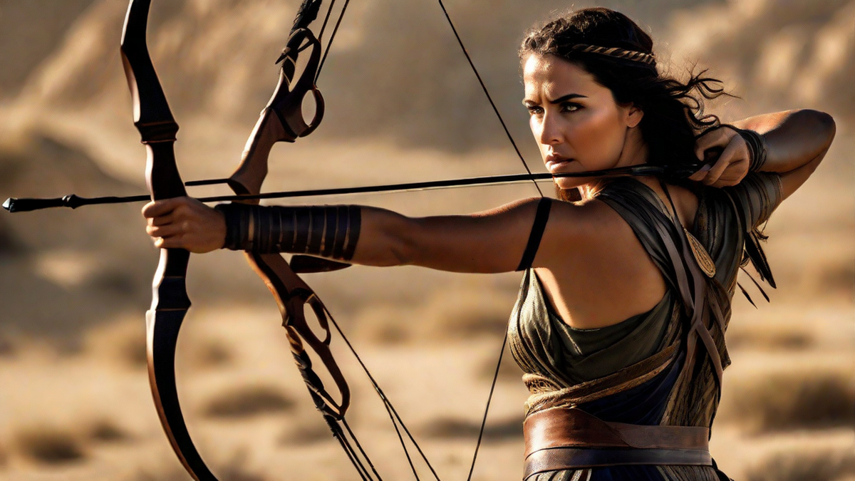 why does penelope take odysseus hunting bow