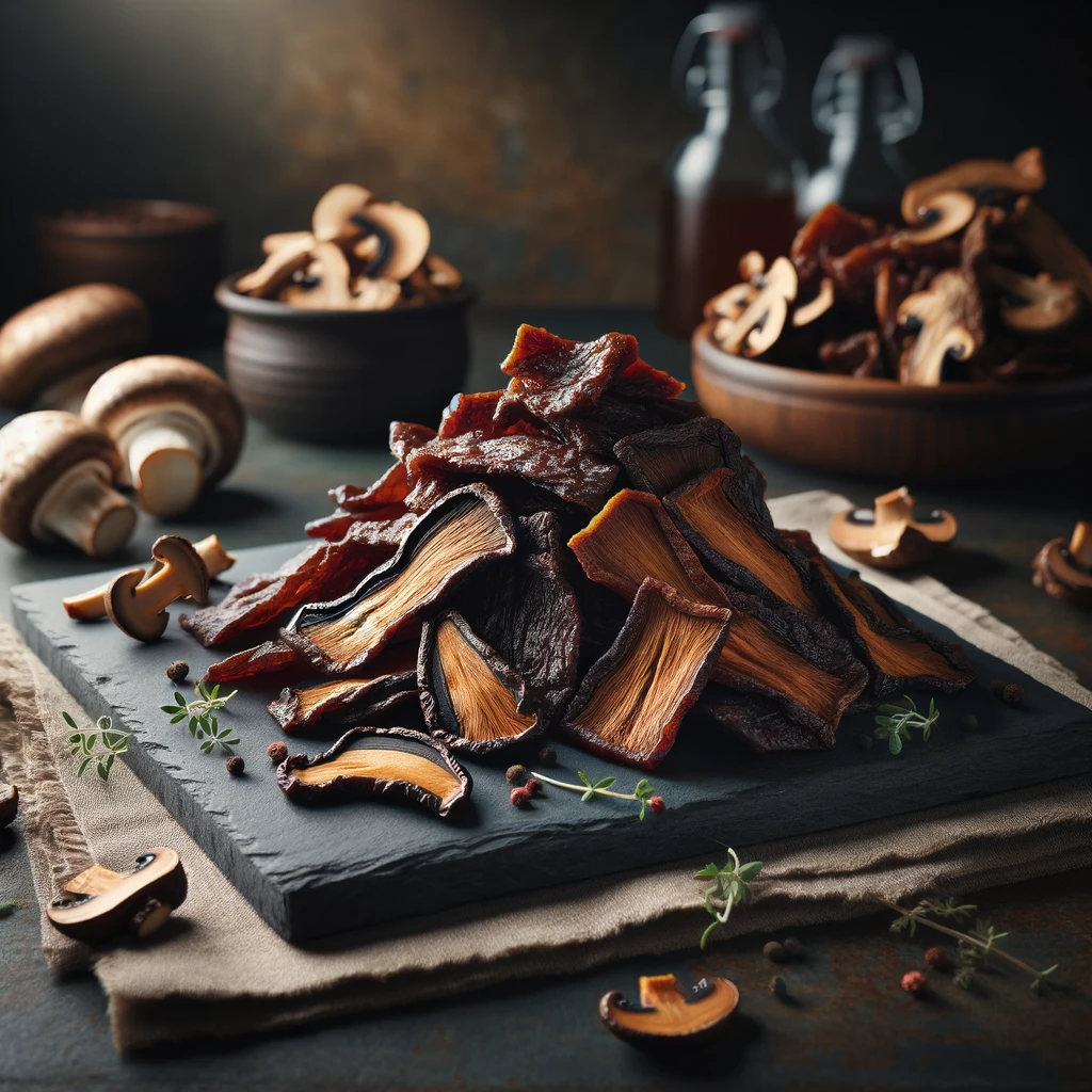Homemade Mushroom Jerky Recipe At Santiago Vanmatre Blog