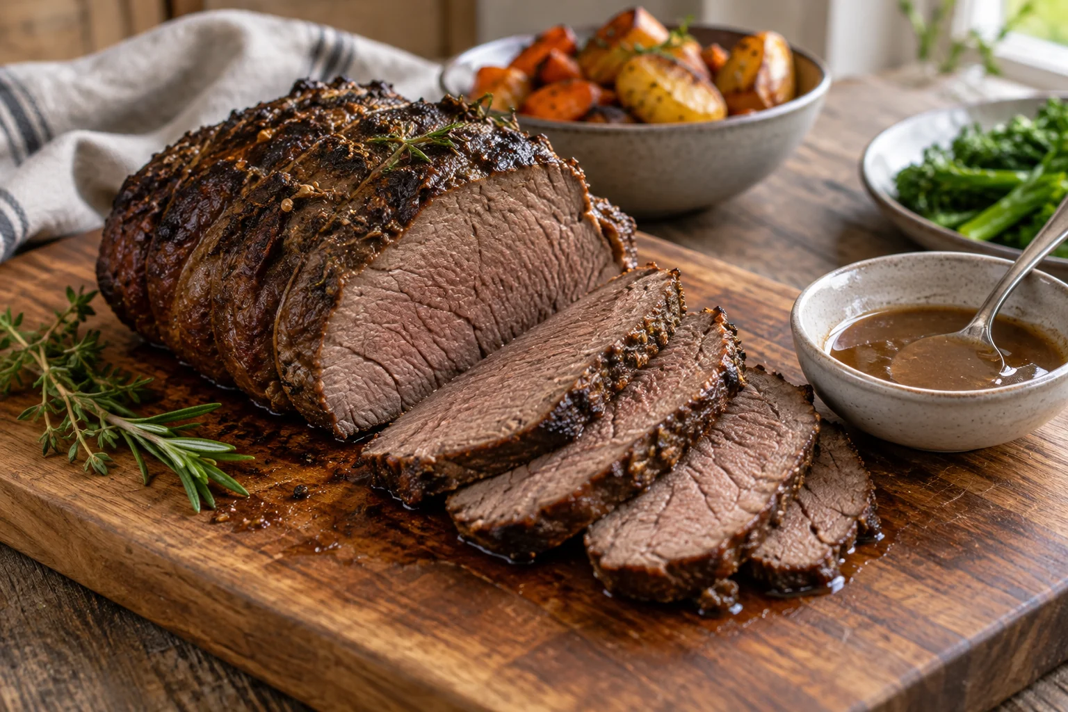 Roast venison